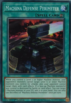 Image of Machina Defense Perimeter (SR10-EN024) - Structure Deck: Mechanized Madness 1st Edition