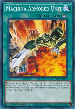 Image of Machina Armored Unit (SR10-EN025) - Structure Deck: Mechanized Madness 1st Edition