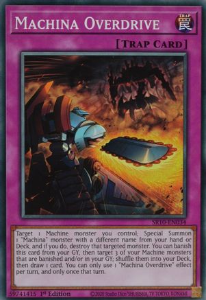 Image of Machina Overdrive (SR10-EN034) - Structure Deck: Mechanized Madness 1st Edition