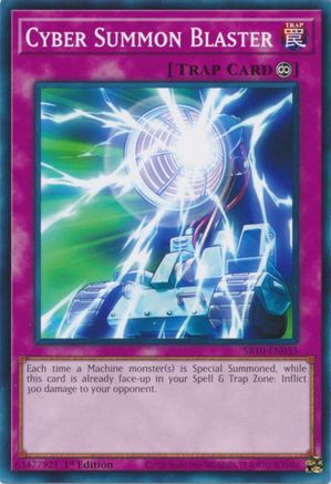 Image of Cyber Summon Blaster (SR10-EN035) - Structure Deck: Mechanized Madness 1st Edition
