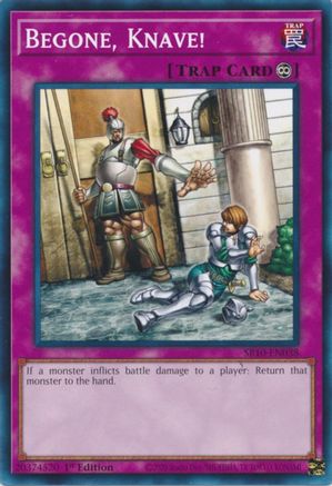 Image of Begone, Knave! (SR10-EN038) - Structure Deck: Mechanized Madness 1st Edition