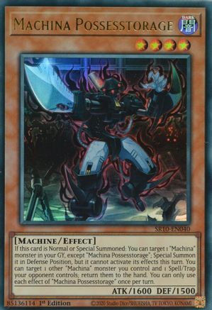 Image of Machina Possesstorage (SR10-EN040) - Structure Deck: Mechanized Madness 1st Edition