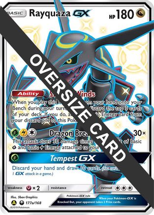 Image of Rayquaza GX 177a/168  - Holofoil Jumbo Cards - Promo