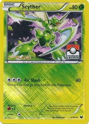 Image of Scyther 004/108  - Reverse Holofoil League & Championship Cards - Promo
