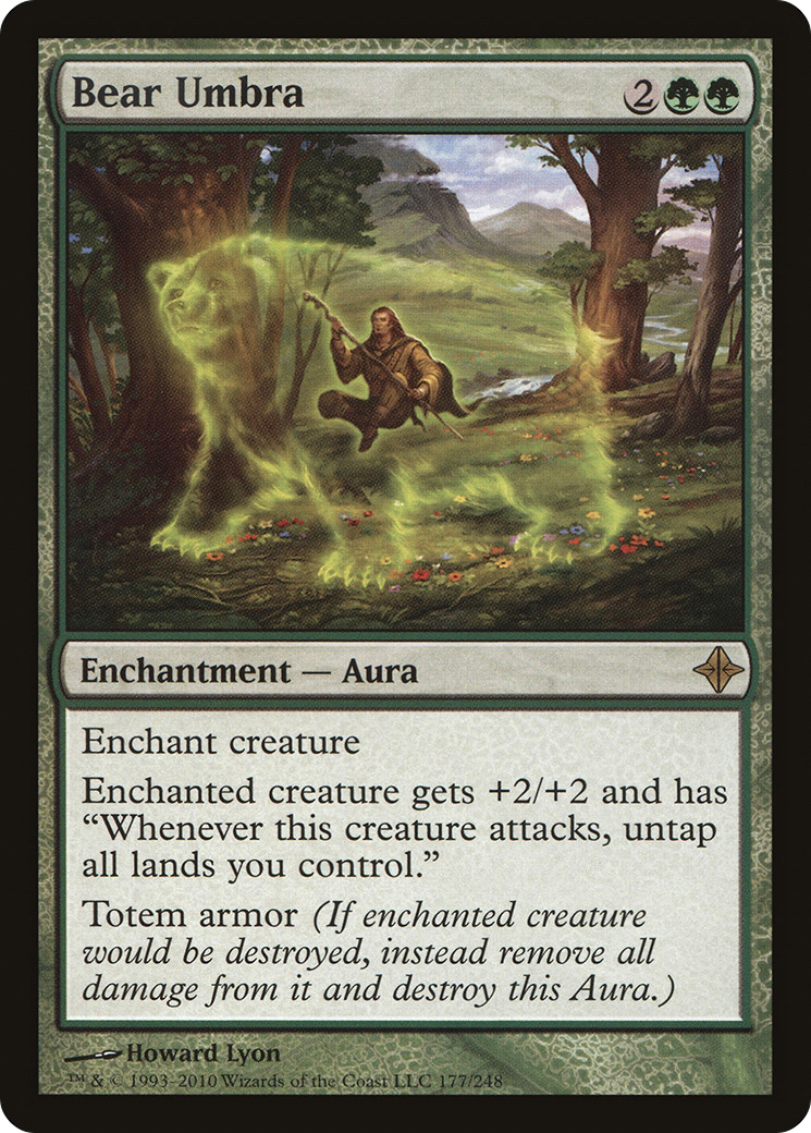 Image of Bear Umbra (ROE-177) - Rise of the Eldrazi