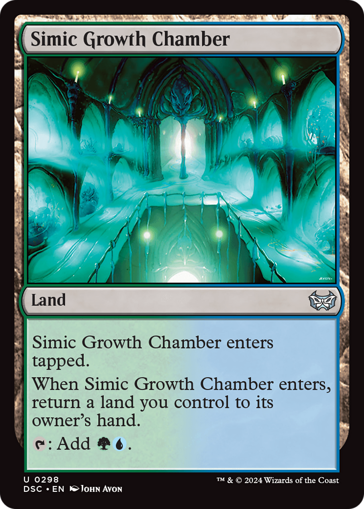 Image of Simic Growth Chamber (DSC-298) - Duskmourn: House of Horror Commander