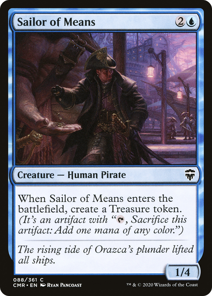 Image of Sailor of Means (CMR-088) - Commander Legends