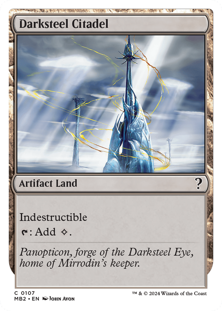 Image of Darksteel Citadel (White Border) (MB2-107) - Mystery Booster 2