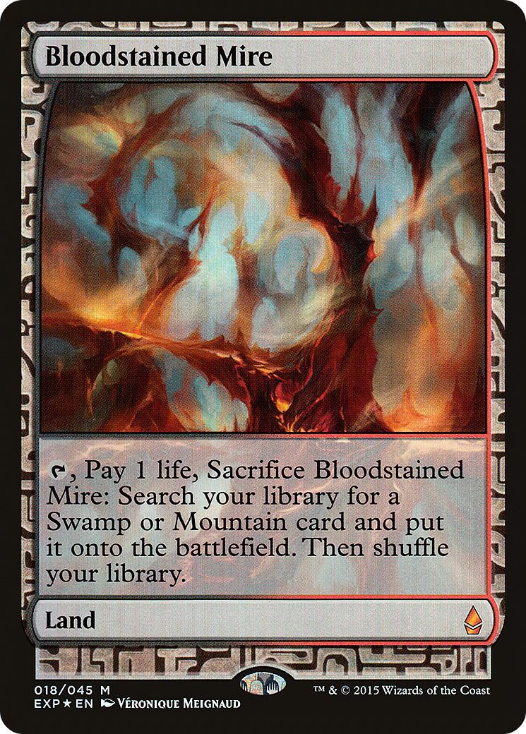 Image of Bloodstained Mire (EXP-018) - Zendikar Expeditions Foil