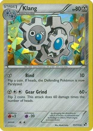 Image of Klang 075/114  - Reverse Holofoil Blister Exclusives - Promo
