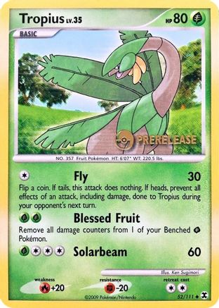 Image of Tropius 052/111  Nintendo Promos - Promo