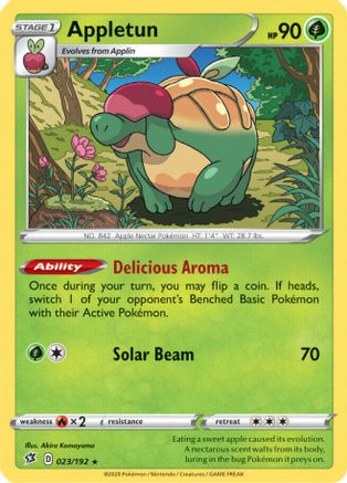 Image of Appletun 023/192  - Reverse Holofoil SWSH02 Rebel Clash - Holo Rare