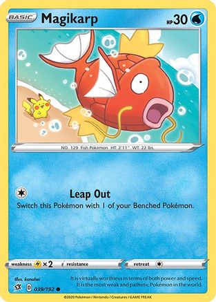 Image of Magikarp 039/192  SWSH02 Rebel Clash - Common