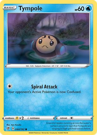 Image of Tympole 044/192  - Reverse Holofoil SWSH02 Rebel Clash - Common