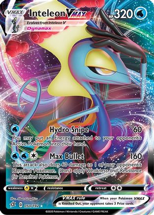 Image of Inteleon VMAX 050/192  - Holofoil SWSH02 Rebel Clash - Ultra Rare