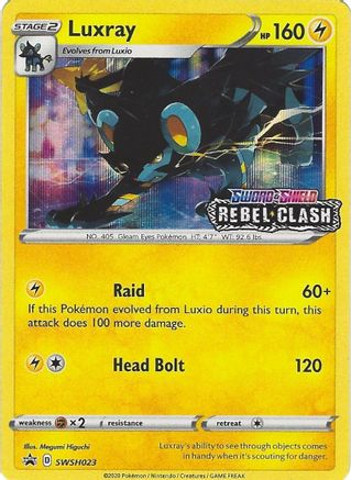 Image of Luxray SWSH023  - Holofoil SWSH Sword & Shield Promo Cards - Promo