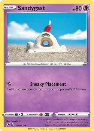 Image of Sandygast 081/192  SWSH02 Rebel Clash - Common