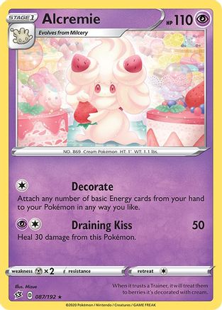 Image of Alcremie 087/192  SWSH02 Rebel Clash - Rare