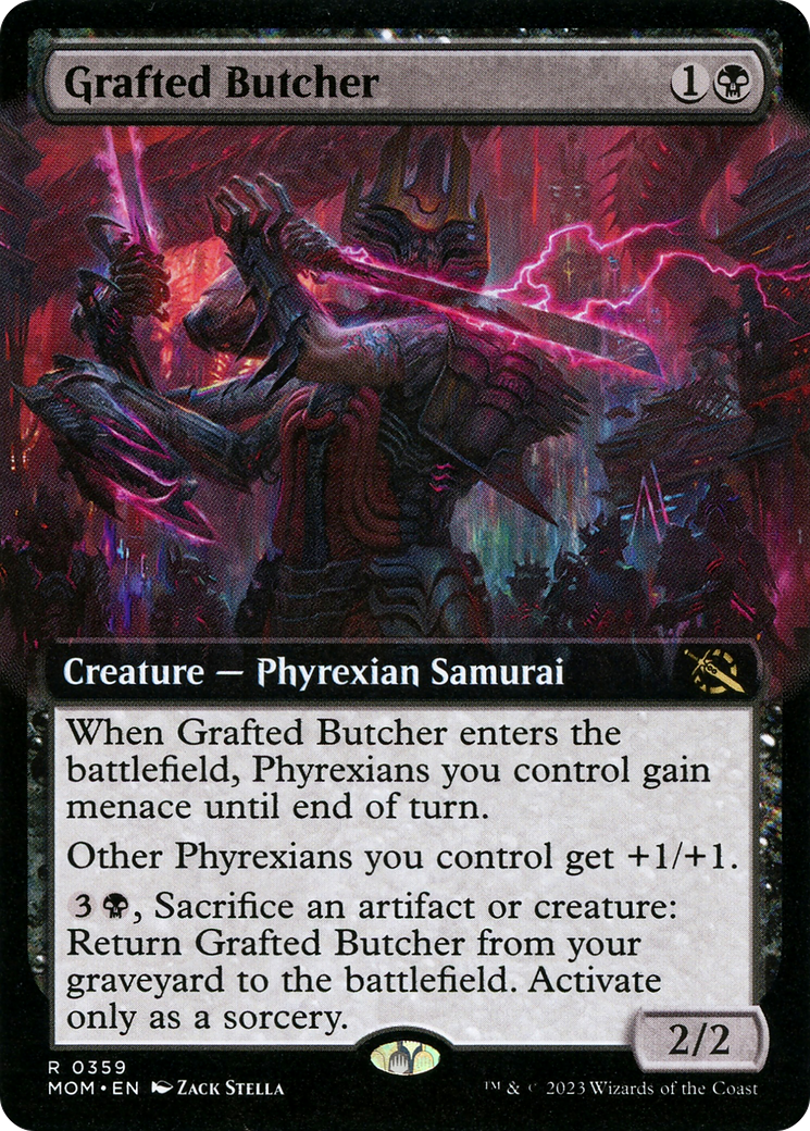 Image of Grafted Butcher (Extended Art) (MOM-359) - March of the Machine: (Extended Art)