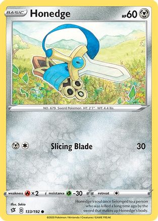 Image of Honedge 133/192  SWSH02 Rebel Clash - Common