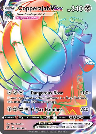 Image of Copperajah VMAX (Secret) 199/192  - Holofoil SWSH02 Rebel Clash - Secret Rare