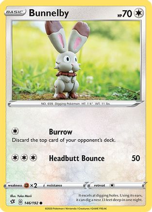 Image of Bunnelby 146/192  SWSH02 Rebel Clash - Common