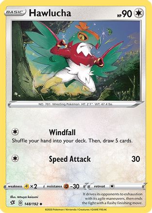 Image of Hawlucha 148/192  SWSH02 Rebel Clash - Uncommon