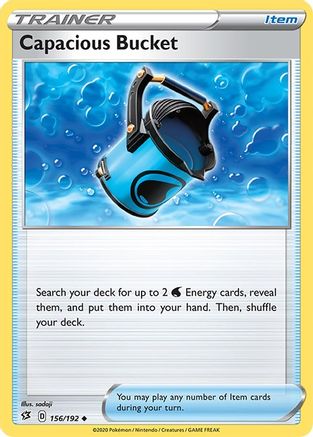 Image of Capacious Bucket 156/192  SWSH02 Rebel Clash - Uncommon