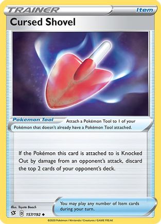 Image of Cursed Shovel 157/192  SWSH02 Rebel Clash - Uncommon