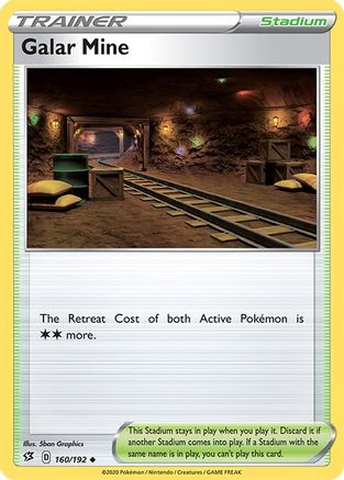Image of Galar Mine 160/192  SWSH02 Rebel Clash - Uncommon