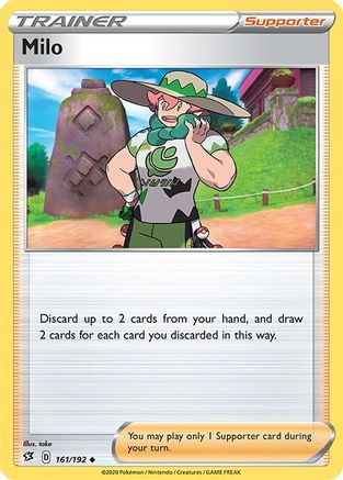 Image of Milo 161/192  SWSH02 Rebel Clash - Uncommon