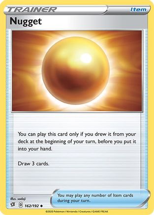 Image of Nugget 162/192  SWSH02 Rebel Clash - Uncommon