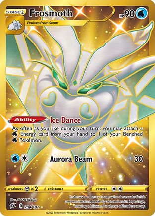 Image of Frosmoth (Secret) 204/192  - Holofoil SWSH02 Rebel Clash - Secret Rare