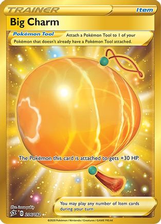 Image of Big Charm (Secret) 206/192  - Holofoil SWSH02 Rebel Clash - Secret Rare