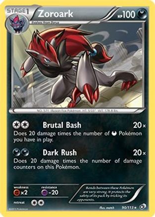 Image of Zoroark 090/113  Deck Exclusives - Rare