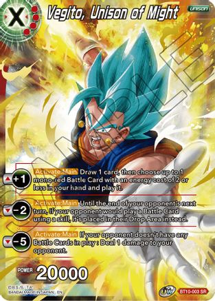 Image of Vegito, Unison of Might (BT10-003) - Rise of the Unison Warrior