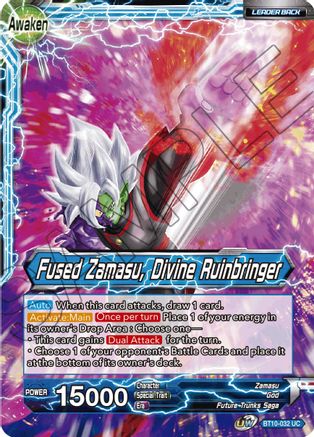 Image of Fused Zamasu // Fused Zamasu, Divine Ruinbringer (BT10-032) - Rise of the Unison Warrior Foil