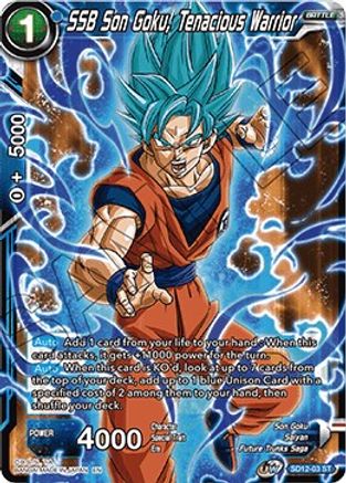 Image of SSB Son Goku, Tenacious Warrior (SD12-03) - Rise of the Unison Warrior