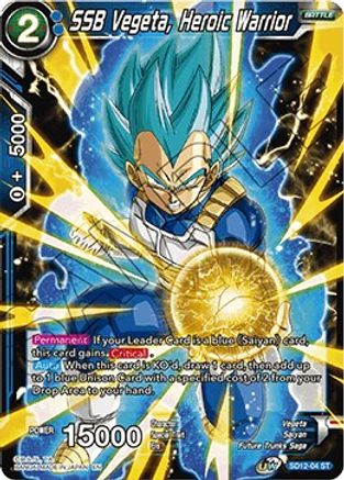 Image of SSB Vegeta, Heroic Warrior (SD12-04) - Rise of the Unison Warrior
