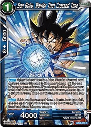 Image of Son Goku, Warrior That Crossed Time (BT10-038) - Rise of the Unison Warrior Foil