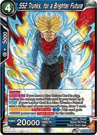 Image of SS2 Trunks, for a Brighter Future (BT10-043) - Rise of the Unison Warrior