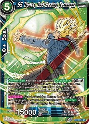 Image of SS Trunks, God-Sealing Technique (BT10-044) - Rise of the Unison Warrior Foil