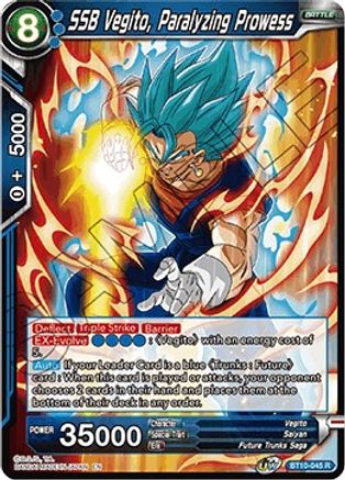 Image of SSB Vegito, Paralyzing Prowess (BT10-045) - Rise of the Unison Warrior Foil