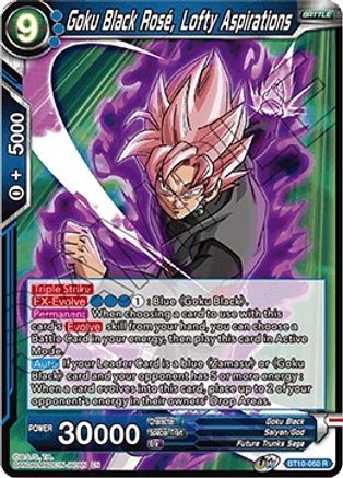 Image of Goku Black Rose, Lofty Aspirations (BT10-050) - Rise of the Unison Warrior