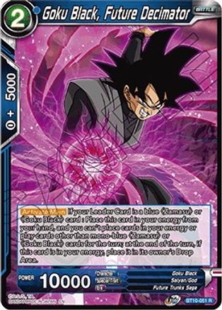 Image of Goku Black, Future Decimator (BT10-051) - Rise of the Unison Warrior Foil