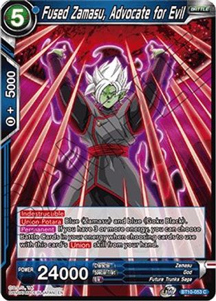 Image of Fused Zamasu, Advocate for Evil (BT10-053) - Rise of the Unison Warrior