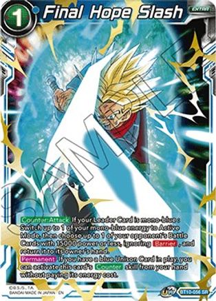 Image of Final Hope Slash (BT10-056) - Rise of the Unison Warrior