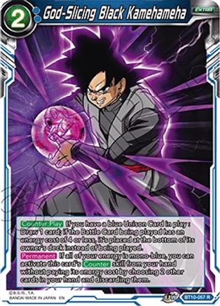 Image of God-Slicing Black Kamehameha (BT10-057) - Rise of the Unison Warrior Foil