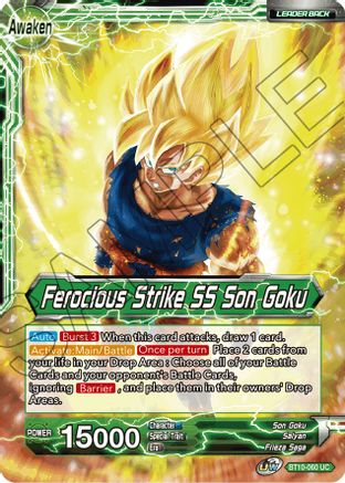 Image of Son Goku // Ferocious Strike SS Son Goku (BT10-060) - Rise of the Unison Warrior