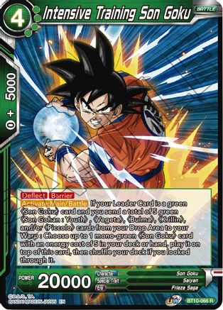 Image of Intensive Training Son Goku (BT10-066) - Rise of the Unison Warrior Foil